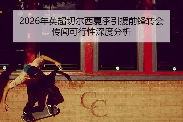 2026年英超切尔西夏季引援前锋转会传闻可行性深度分析